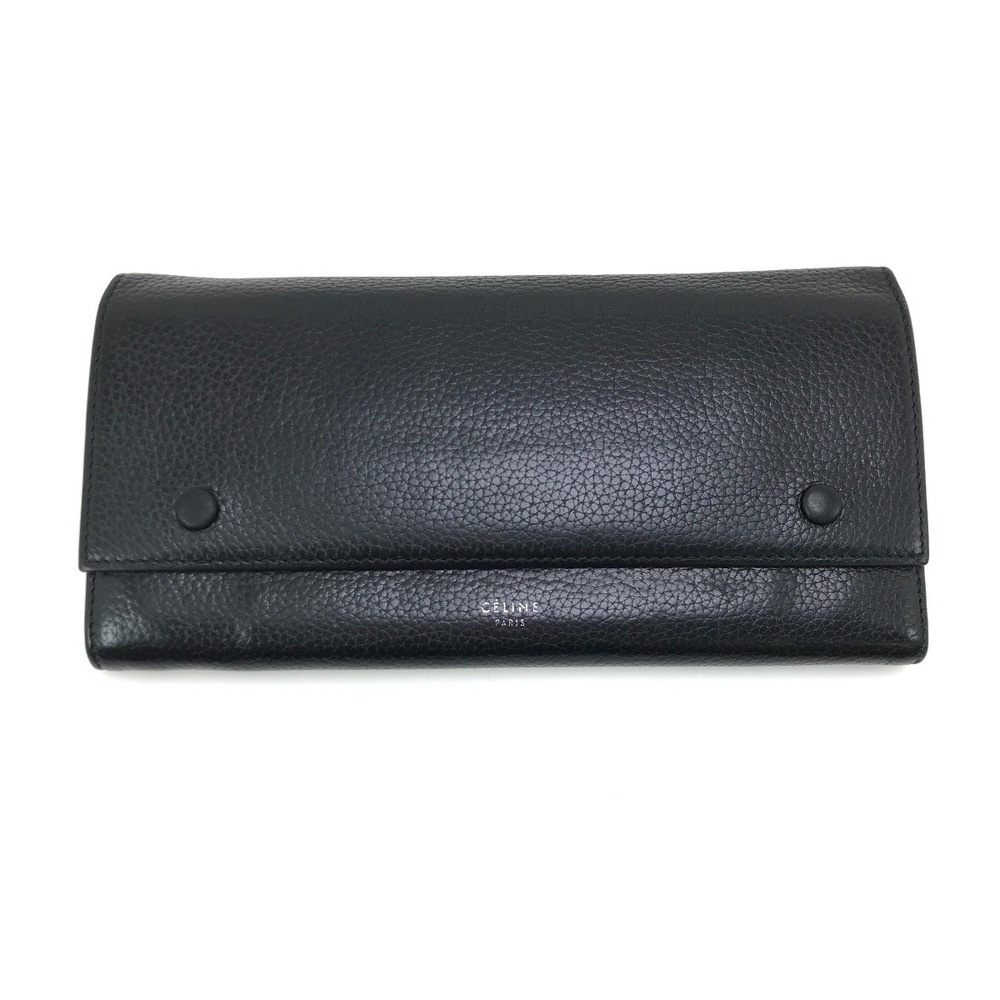 Celine Flap Multi Function Wallet Black Yellow - image 1